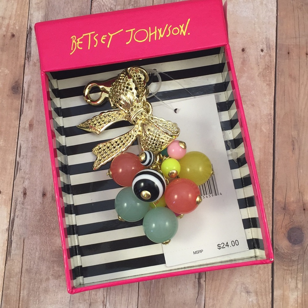 Betsy Johnson Dangle Bead Multi